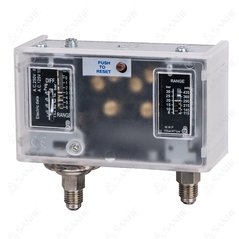 High quality/High cost performance  Dual Adjustable Pressure Control Switches