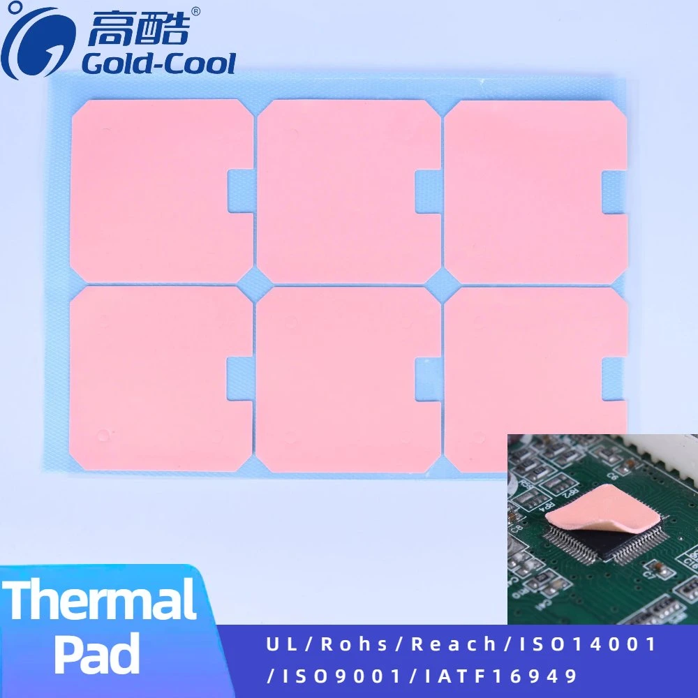 Feuille de gel de silice thermoconductrice avec auto-adhérence et gel de silice Matériau de remplissage pour composant électronique