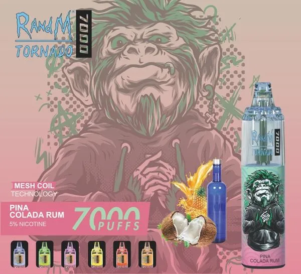 preço de fábrica Randm Vape descartáveis 7000 Puff e caneta Vape cigarros