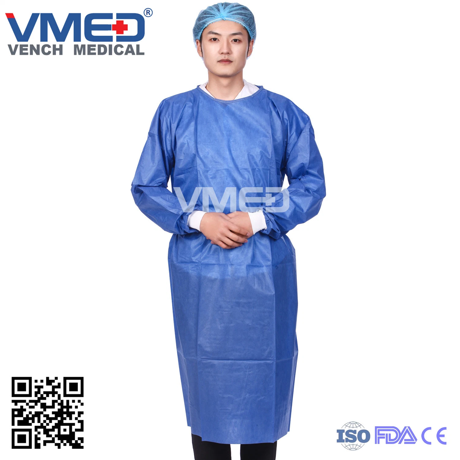 Surgical Surgeon/Patient Gown Disposable Sterile PP Reinforced Gown