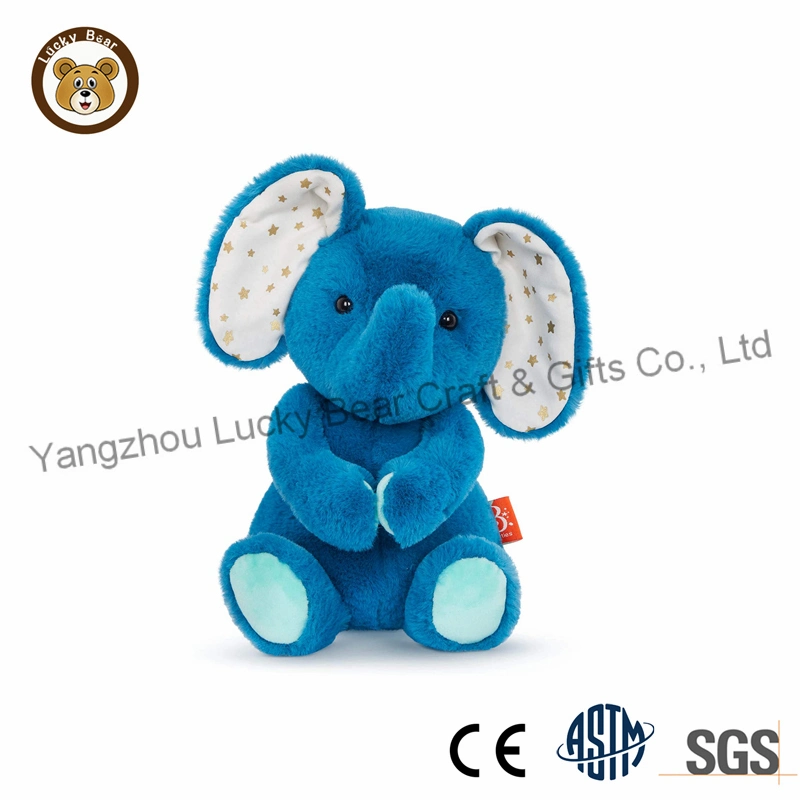 Lovely Soft Blue Elephant Doll Wholesale/Supplier Custom Stuffed Animal Children's Christmas Gifts