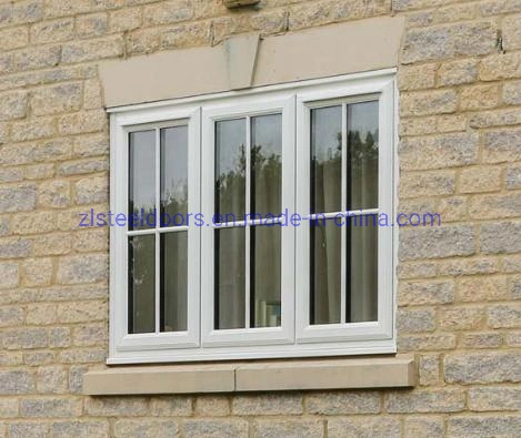 Home Security Hurricane Impact Double Glazed PVC Profile UPVC Windows CE Certificate European Style PVC Sliding UPVC Profiles Windows and Doors