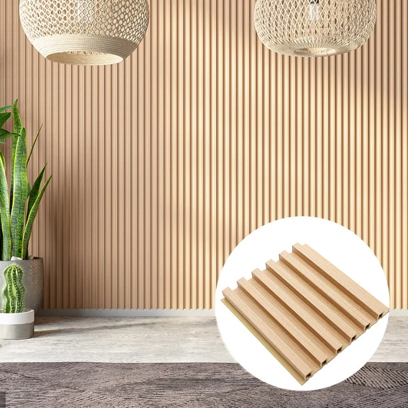 Painéis de revestimento de parede WPC em PVC de estilo moderno para decoração