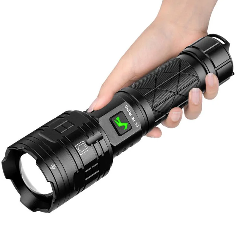 Helius Xhp160 Zoom 5000lm recargable Torch más brillante Tactical Camping al aire libre Las luces LED más potentes