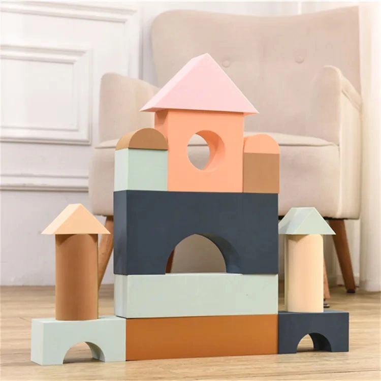 Eco-Friendly DIY Toy EVA Foam Creative Embossed Educational Building Blocks