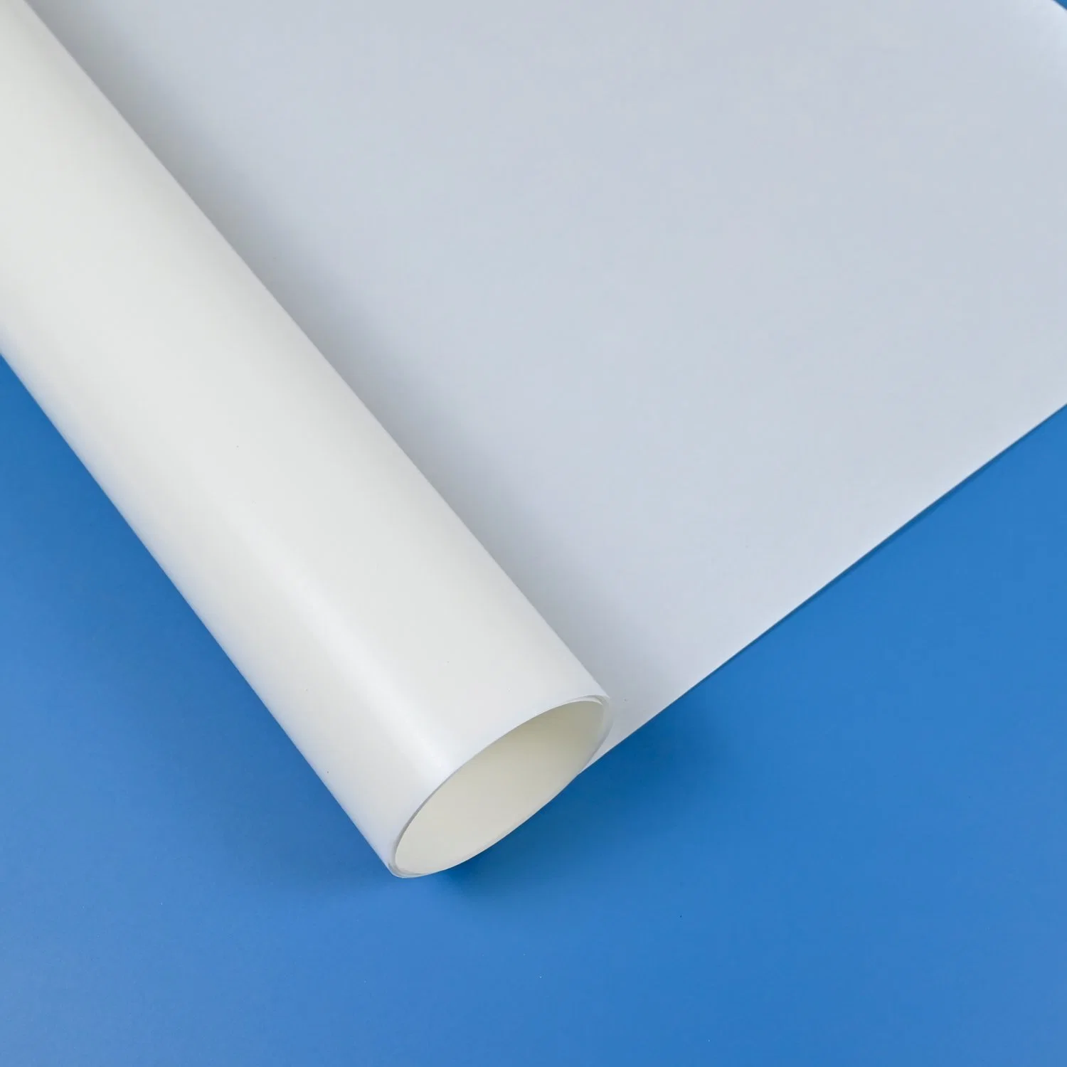 Papel de lançamento Kraft branco revestido a PE para autocolantes