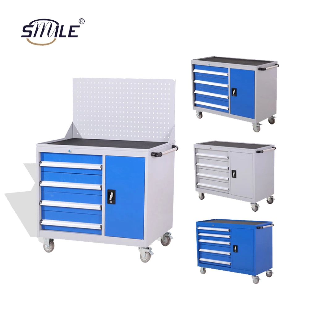 Smile OEM Best Quality Rolling Tool Cabinet Garage Storage Tool Trolley