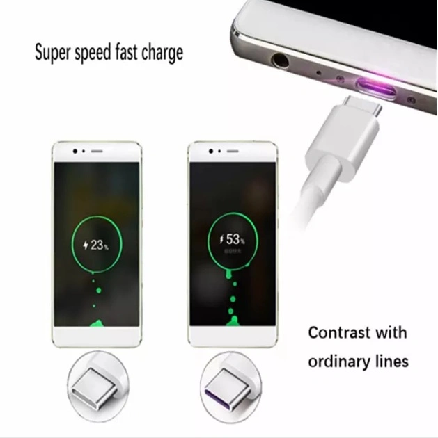 Super Fast Charging 4.5V 5A USB Type-C Cable USB 3.0 3.1 Type C Cable for Huawei for Android Mobile Phones