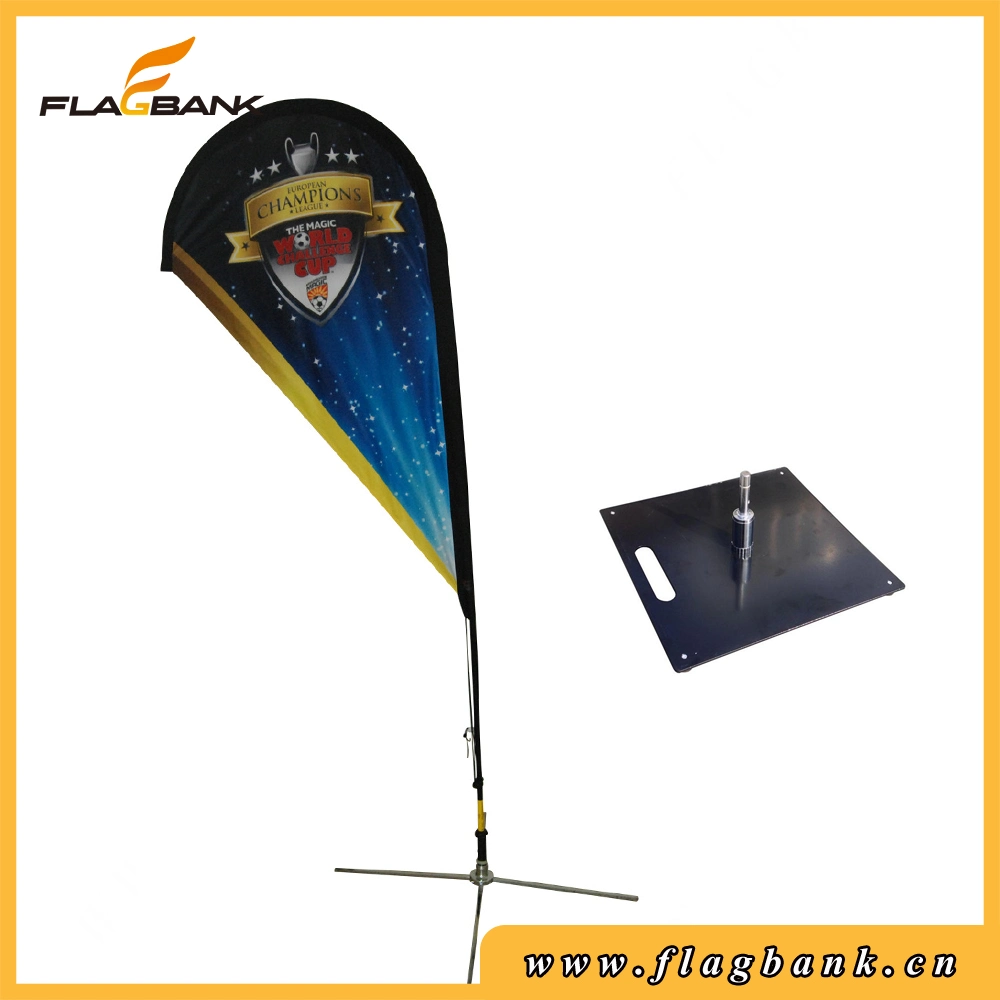 2.8m Tradeshow Fiberglass Digital Printing Flying Flag/Teardrop Flag