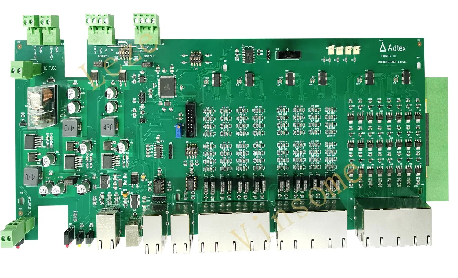 Cellphone Controls 4way Relay PCB Assembly One-Stop PCB Service Printed Circuit Board