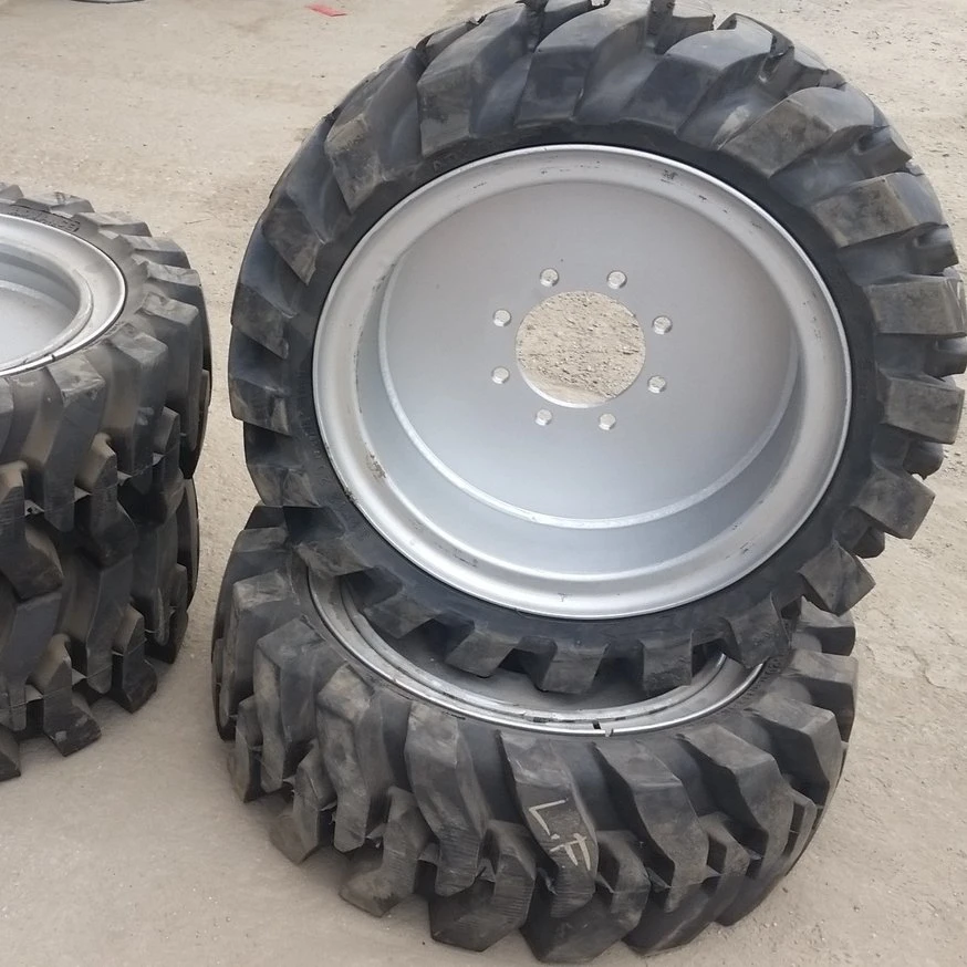 Industrial Skid Steer Loader Tyres, Forklift Tyre (10-16.5 12-16.5) with Rim