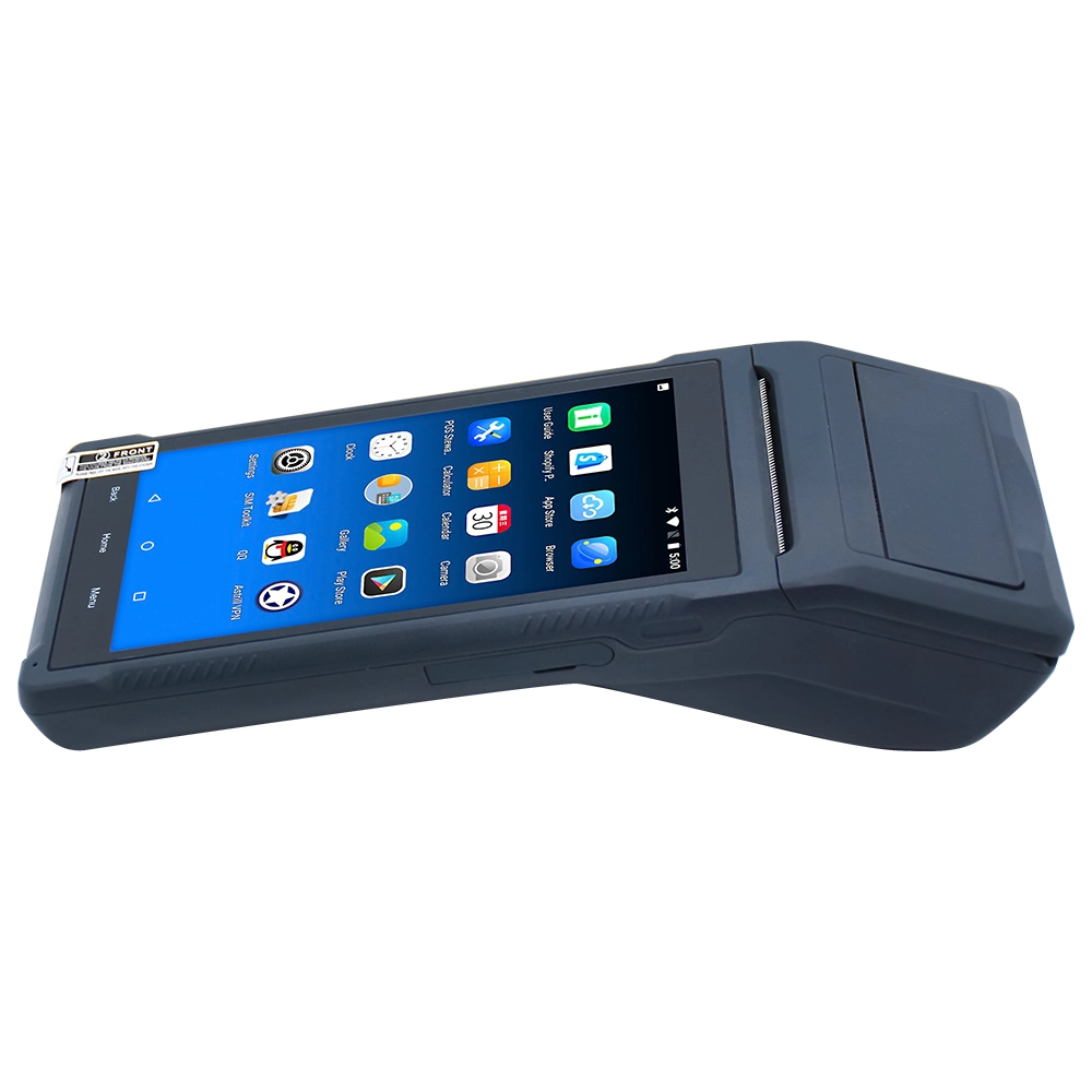 Android 8.1 Handheld PDA Intelligent POS Terminal with Built-in 58mm Receipt Printer