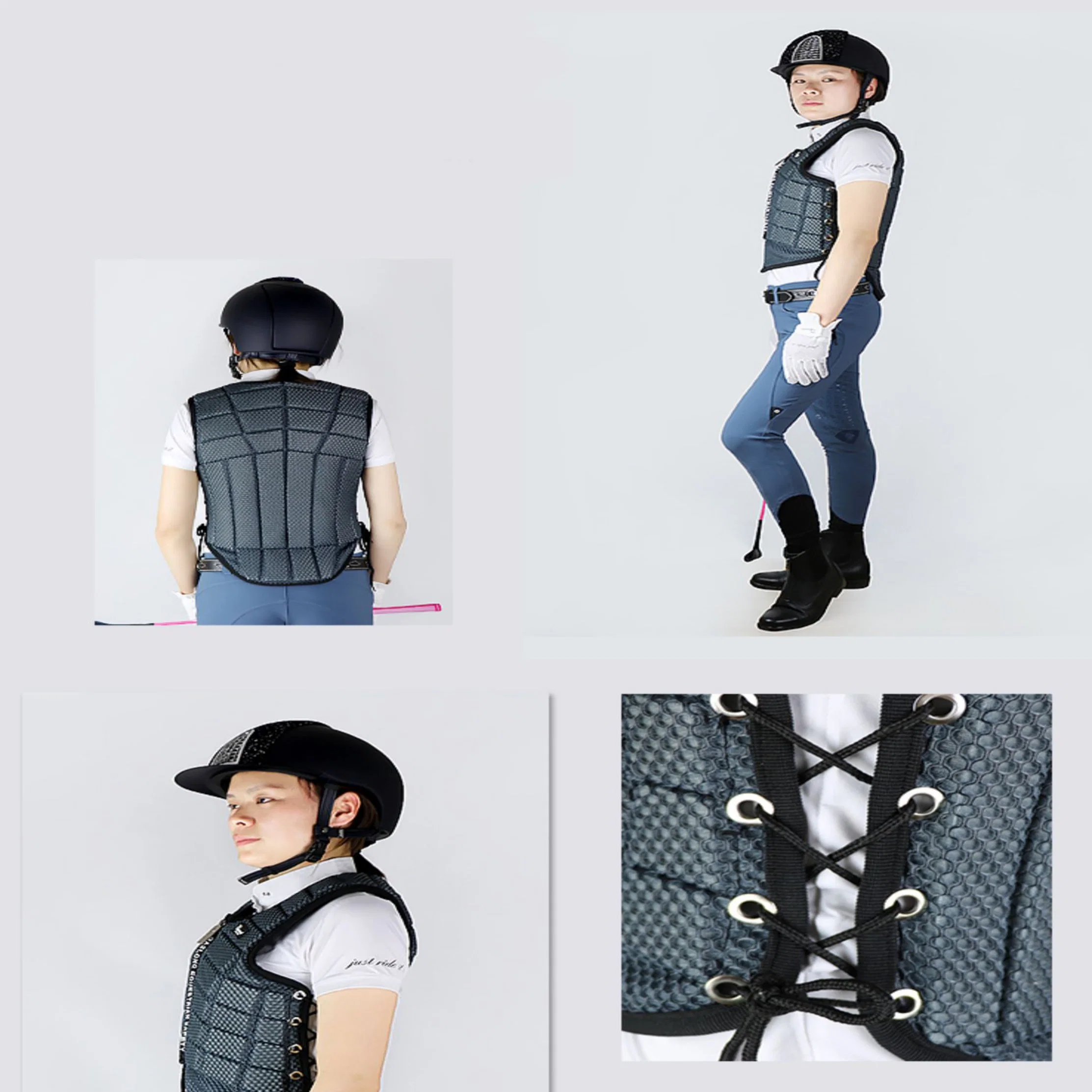 Equestrian Protective Vest Men and Women Children Knight Clothing Cushioning Waistcoat