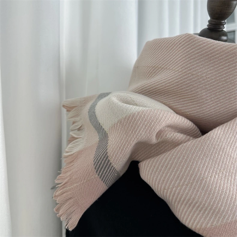 Knitted Wool Shawl Factory Wholesale/Supplier Warp Cashmere Blanket Winter Warm Scarves