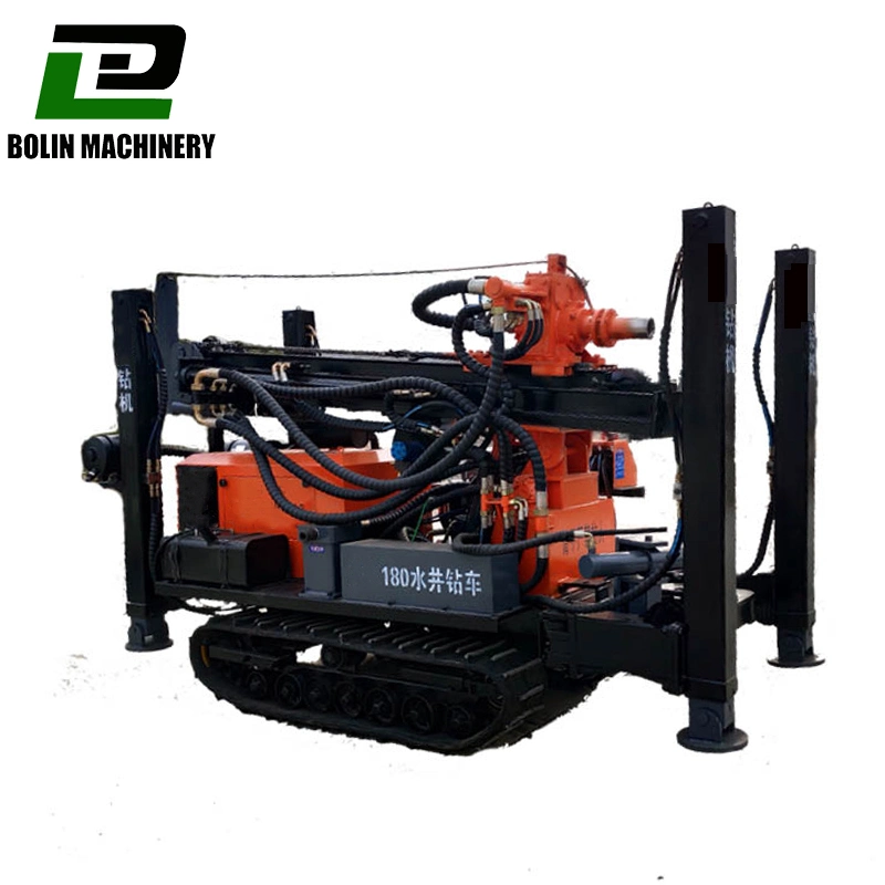 Diesel Small Tube Well Drill Rig Machine Geotechnical Hydraulic Mine Underground Borehole Core Water Well Drilling Rig Machine