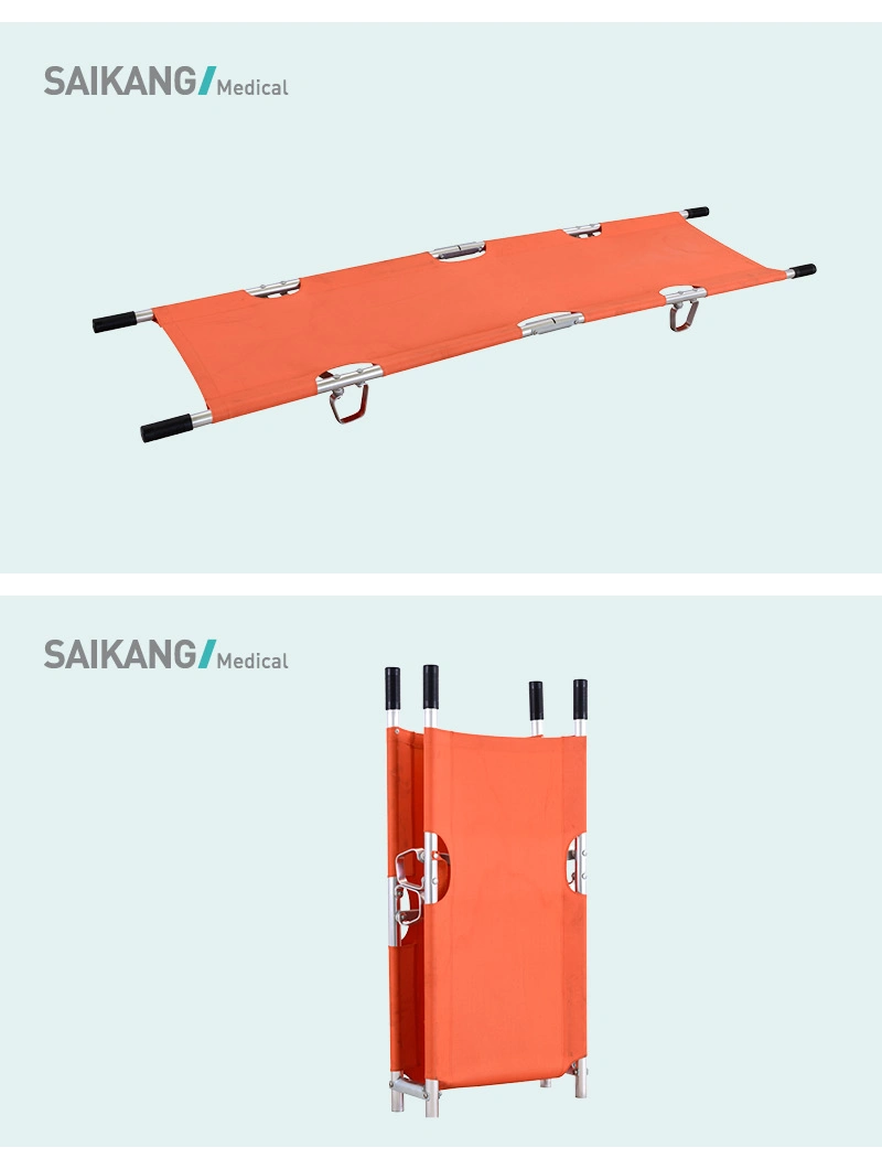 Ce Factory Luxury Folding Stretcher for Ambulance