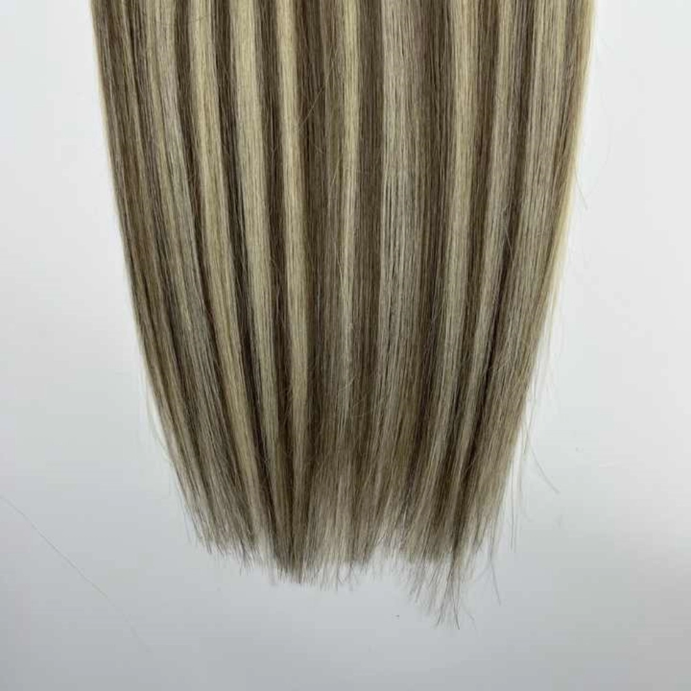 Wholesale/Supplier Qingdao Factory Invisible Looking Wholesale/Supplier 100% Remy Chinese Human Hair Seamless PU Clip in Human Hair