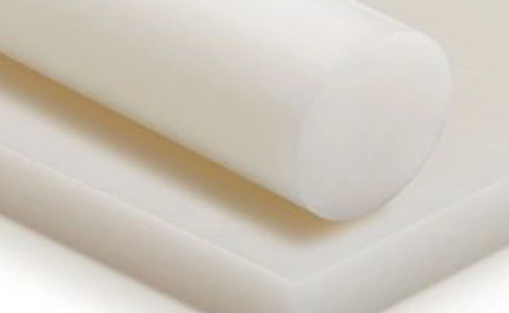 High Temperature Resistant Molded Plastic Durable Natural PVDF/PTFE Dia 10-80mm Round Rod