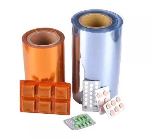 Factory Wholesale/Supplier Price Delivery Fast High quality/High cost performance  Hot Sale Different Color 0.25mm 0.35mm Thickness 135mm Width Orange Color PVC Rigid Film for Pharmaceutical P