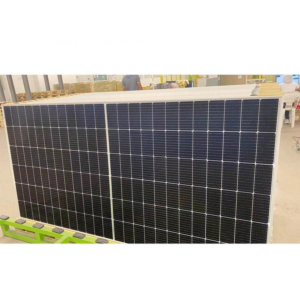 Sliver Black Frame Mono Perc 530W-550W Solar Panel Module Solar System