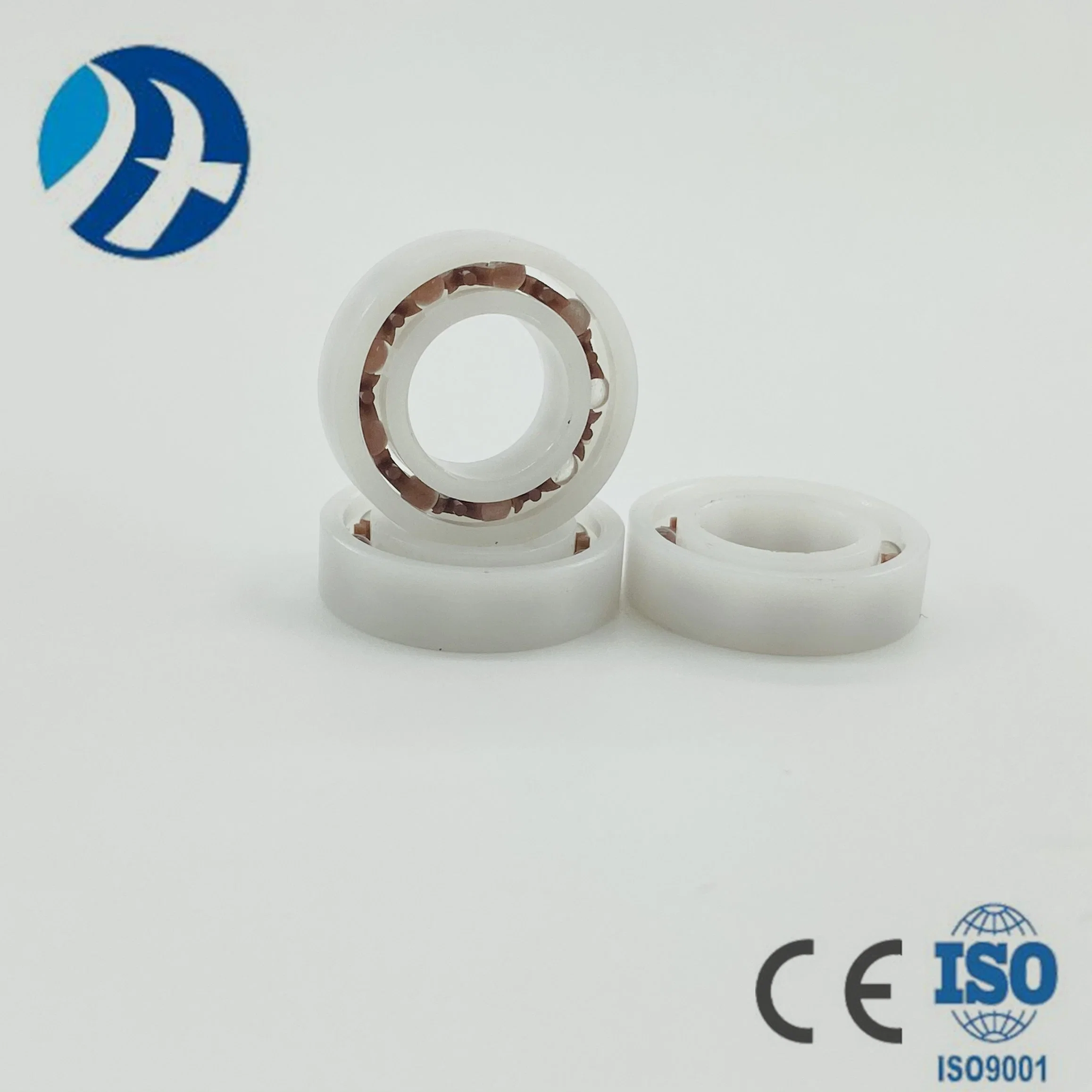 Type 6800 Antimagnetic Zirconia Ceramic Single Direction Flat Thrust Ball Bearing