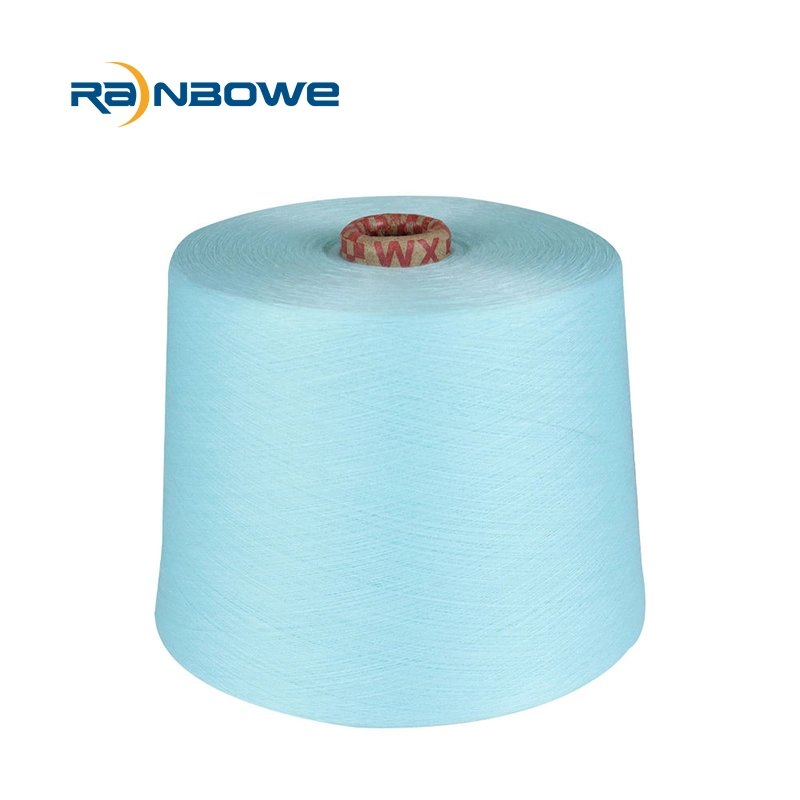 100% Polyester Ring Spun Knitting Yarn Polyester Spun Yarn for Socks