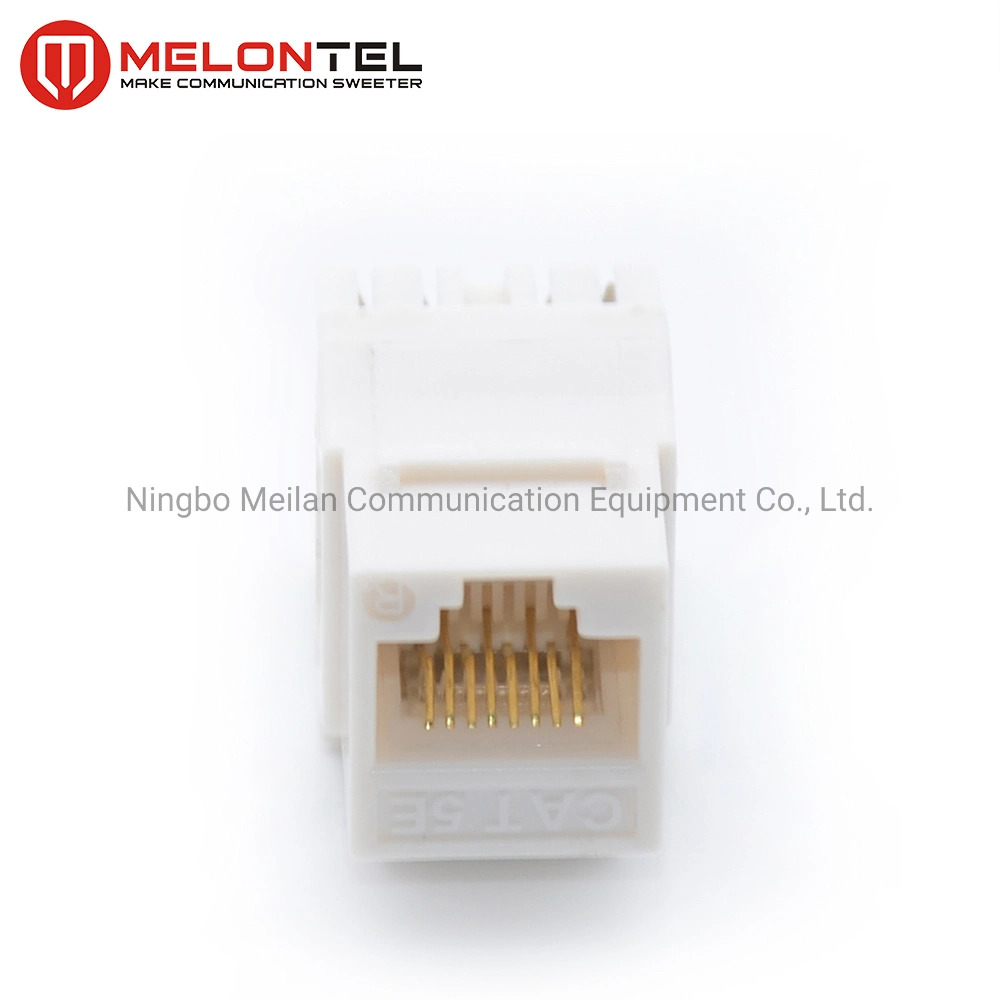 180 Degré RJ45 Cat5e UTP CAT6 femelle Jack Keystone