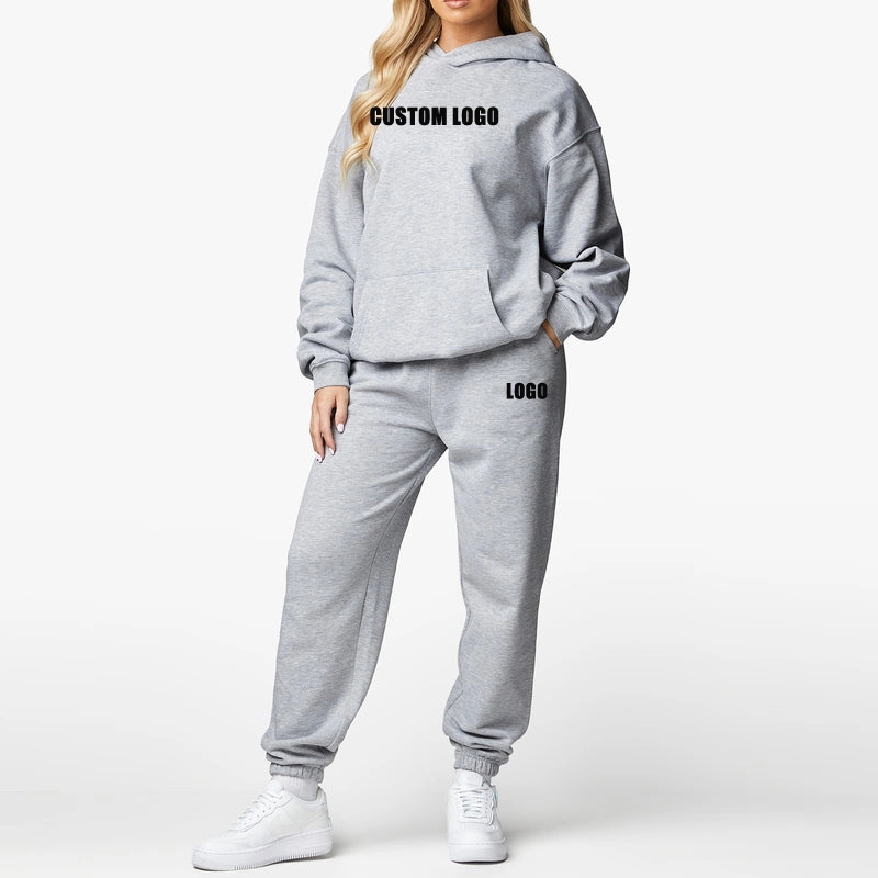 High quality/High cost performance Tech Fleece embroidered Oversized Ladies Tracksuits Sets for Women