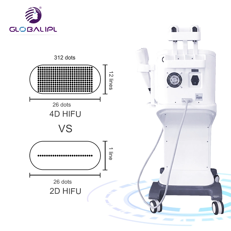 3D HIFU High Intensity Focused Ultrasound Medical Equipment für die Haut Entfernen Von Falten