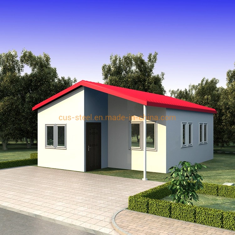 Low Cost Prefabricated Steel Frame Villa Long Lifespan Luxury Modular House