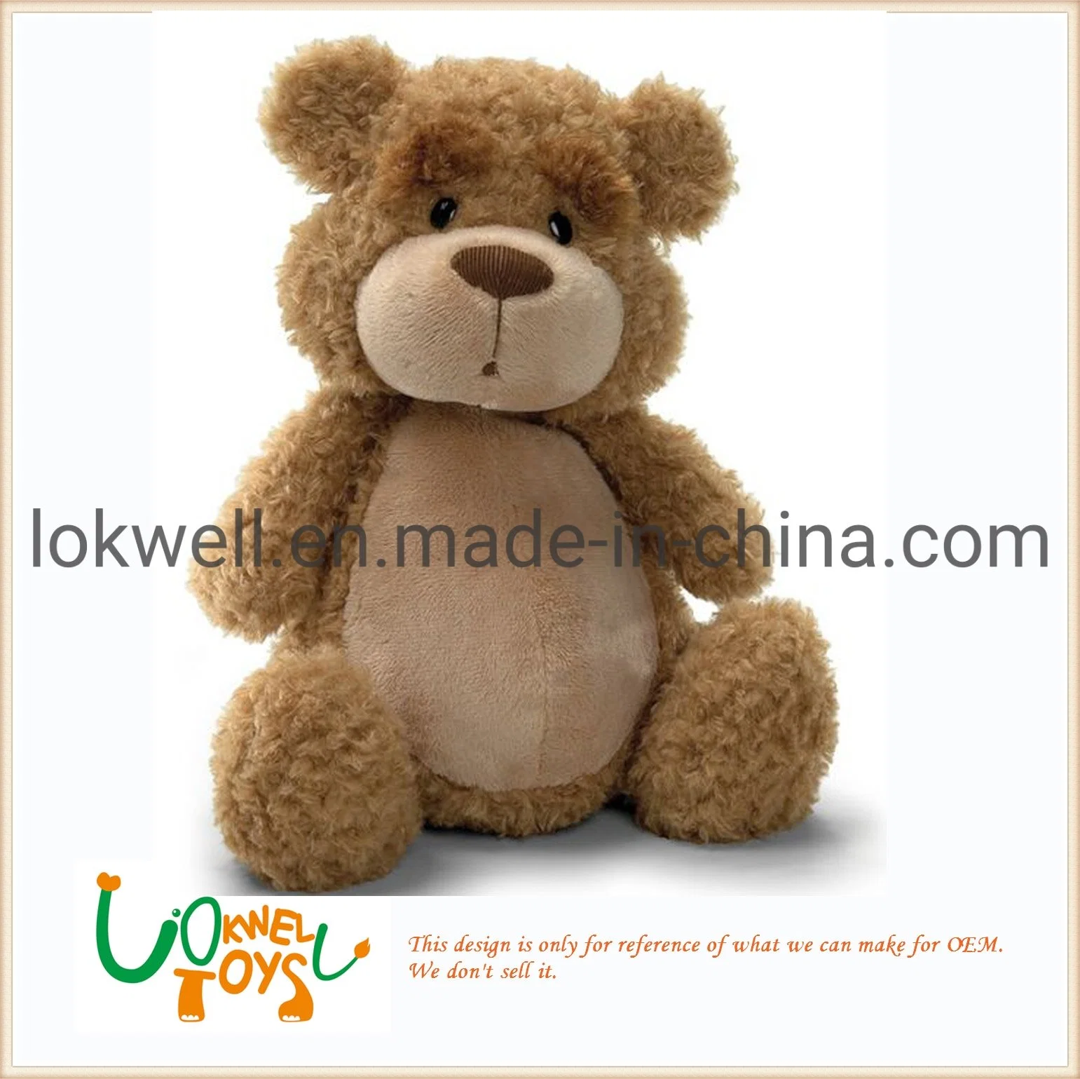 Plush Brown Teddy Bear Stuffed Toys Soft Doll