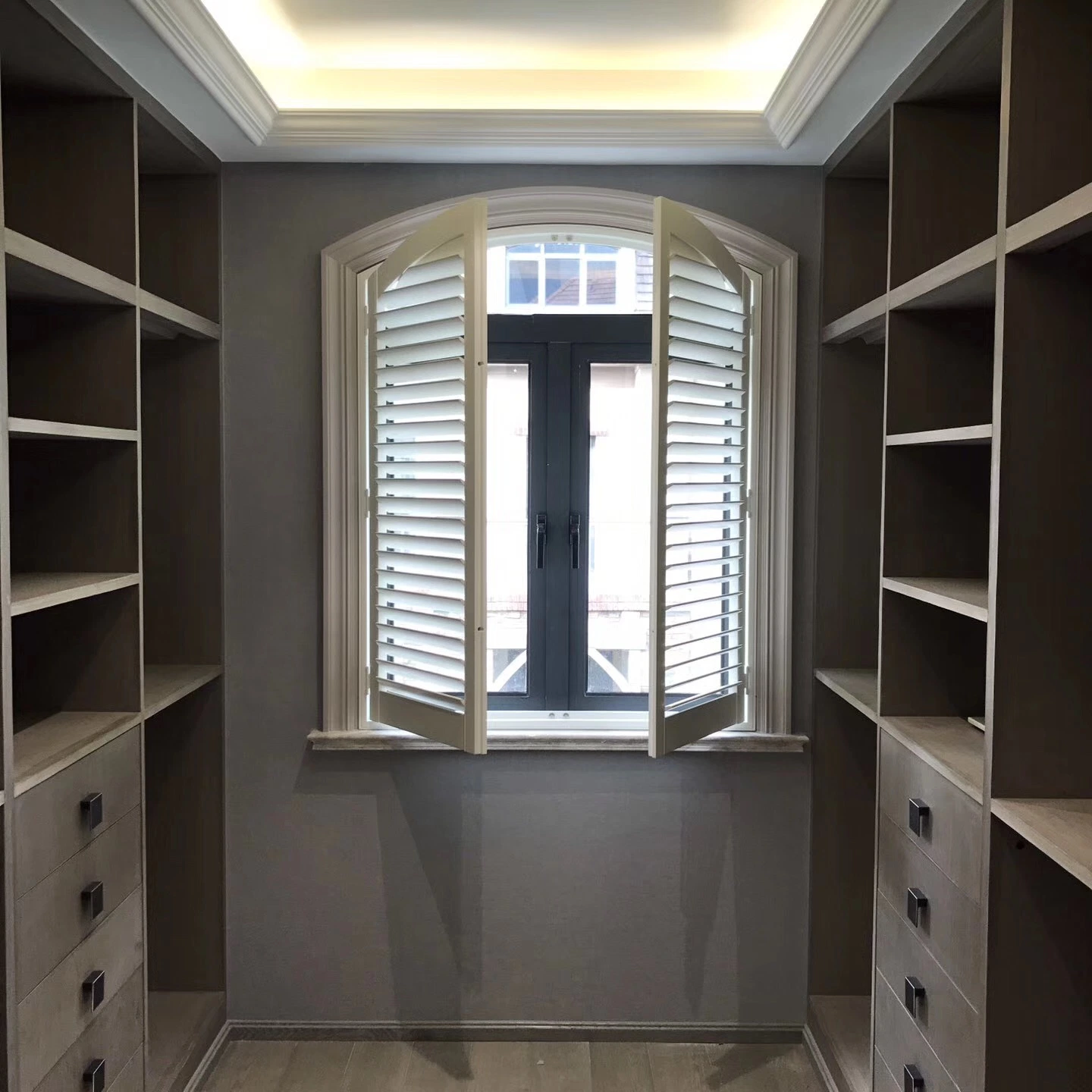 2019 Bass Wood Made to Order White Plantation Shutters