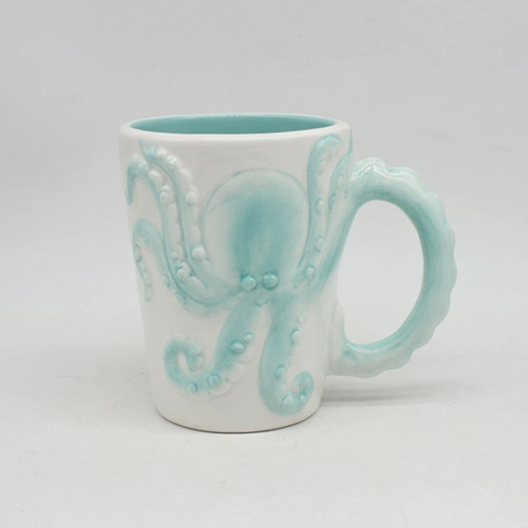 Oceano grossista Animal Mar 3D Caneca Ceramic Mermaid chávenas