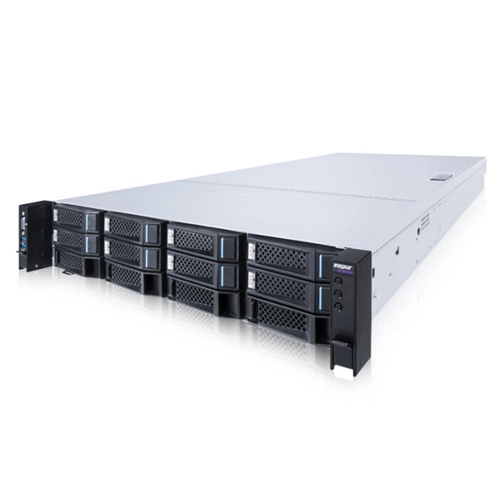 Inspur Econômica NF5270 Suporte M6, Servidor de rack de 2U Dual-Socket armário metálico