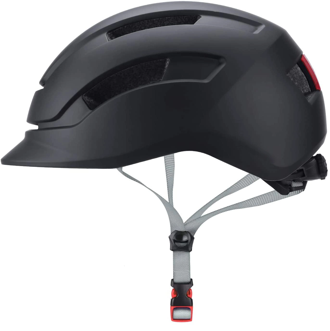 High Density EPS Adjustable Road Bike Bicycle Helmet with LED Light