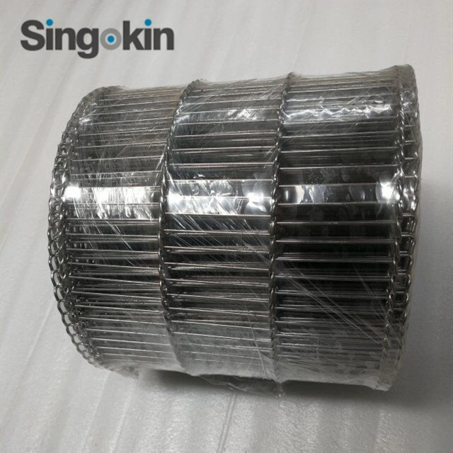 Light Weight Food Grade Stainless Steel Wire Mesh Ladder Flat Flex Conveyor Belt