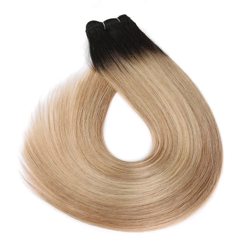 High quality/High cost performance  10A Grade Virgin Human Remy Hair Extensions Human Hair Weft