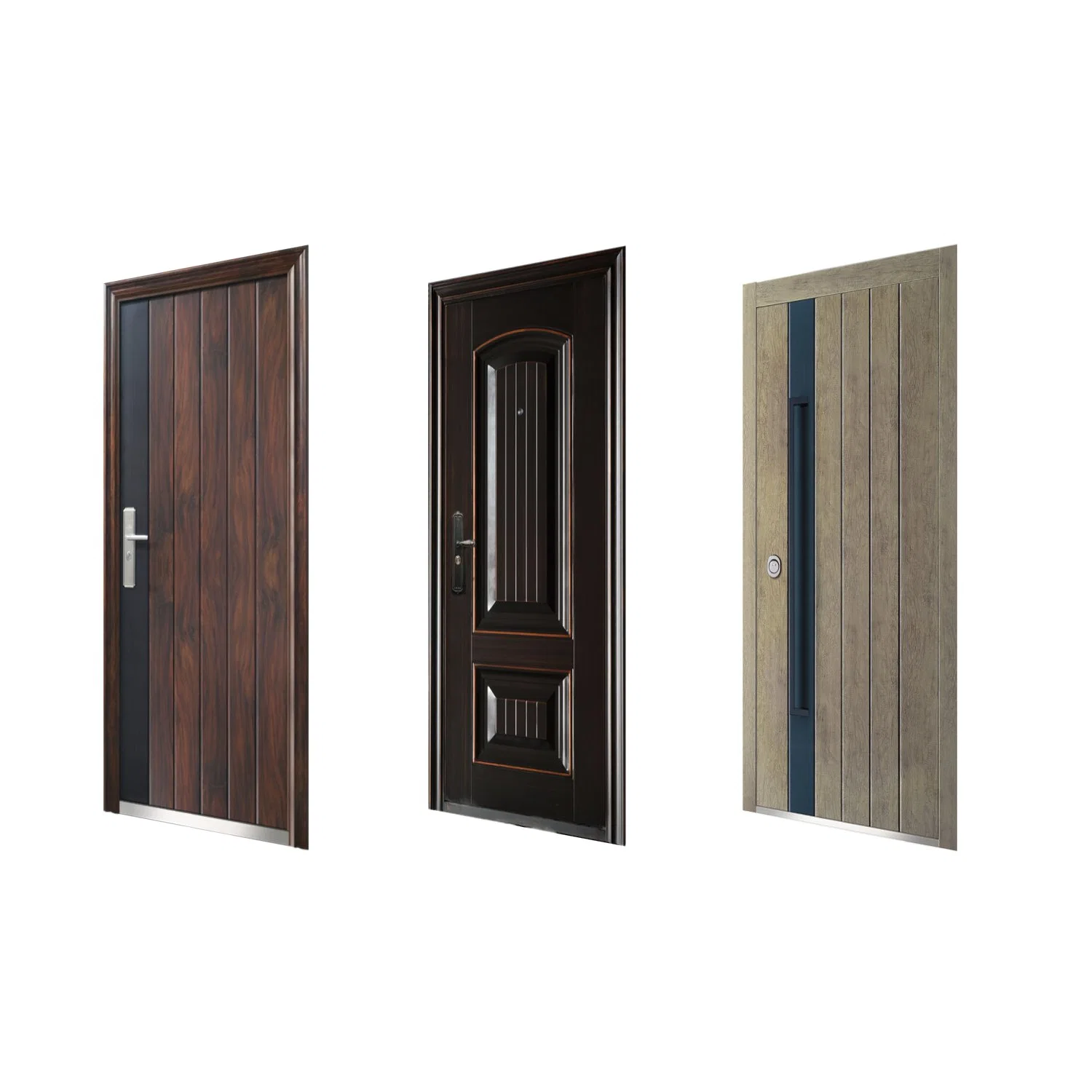 Solid Wood One Sash Interior Wooden Hinged Door, New Products Fine Workmanship Solid Oak Wood French Door