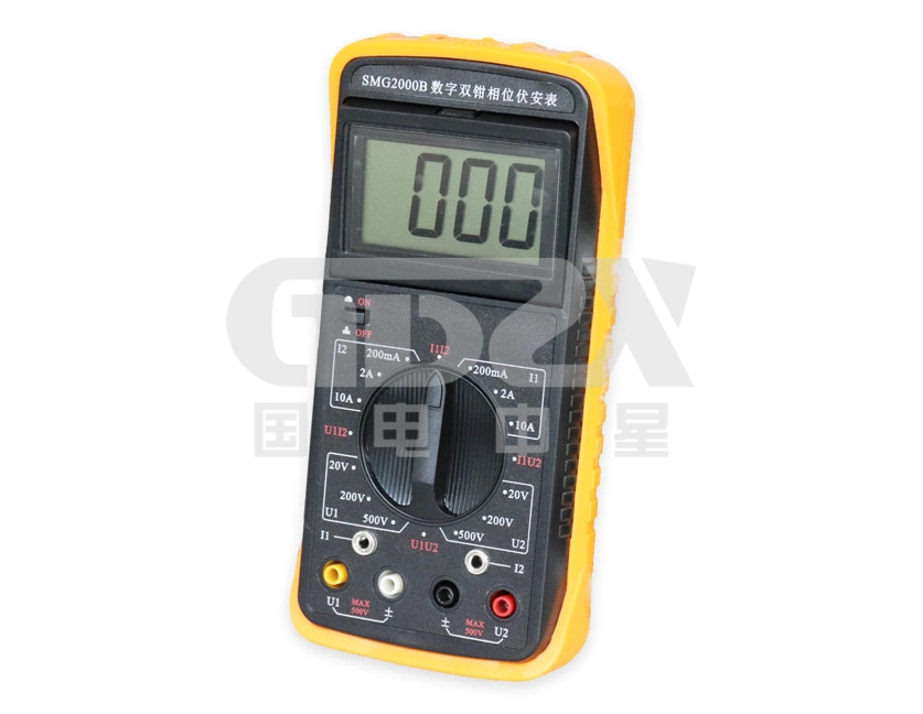 Air Express Hot Sell Easy Operation Handheld Digital Display Double Clamp Phase Meter