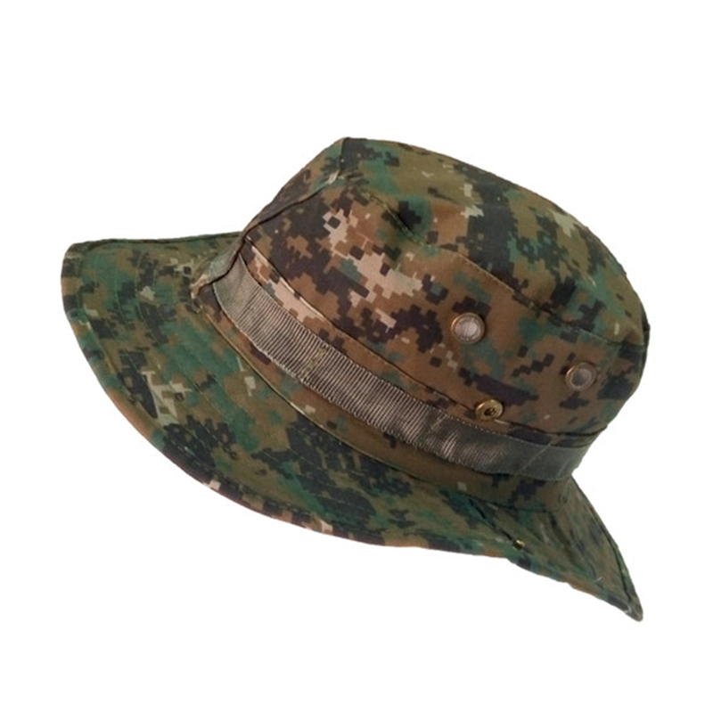 Hombres Deportes al aire libre Camouflage gorra táctica estilo militar Boonie sombreros