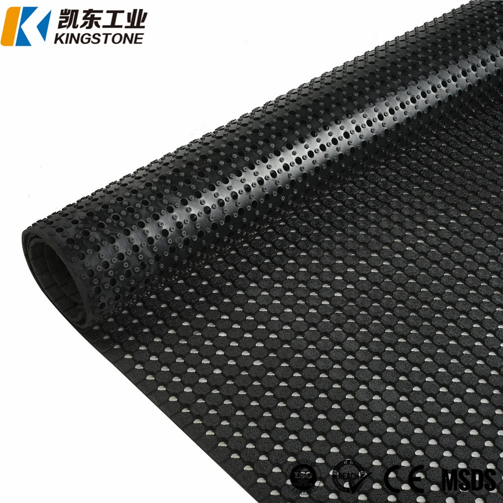 Anti Slip Ute Rubber Drainage Floor Mats Roll Sheet