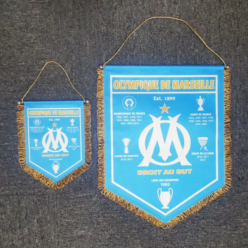 Custom спорта Pennants Custom висящих пятно Pennant футбольного клуба футбольного клуба Pennant флага