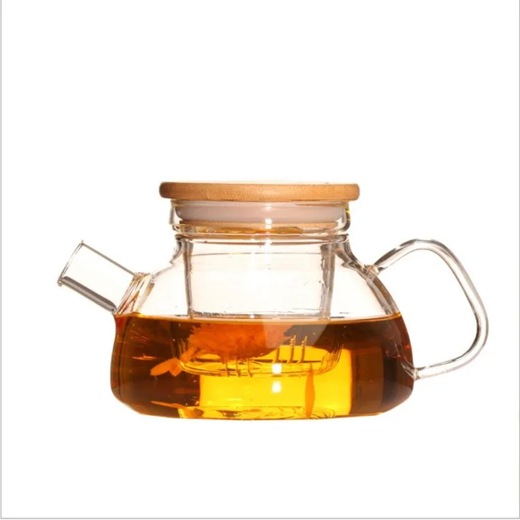 Glass Cold Kettle Heat-Resistant Flower Tea Pot Household Tea Pot Thickened Tea Pot Filter Cold Kettle Tea Pot