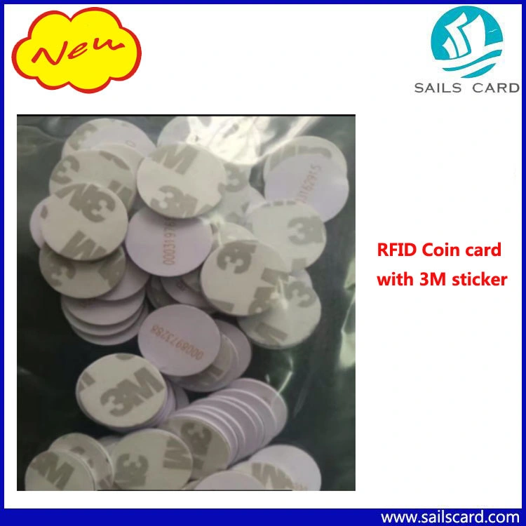 125kHz RFID Disc Tag PVC Coin Card for Time Attendance