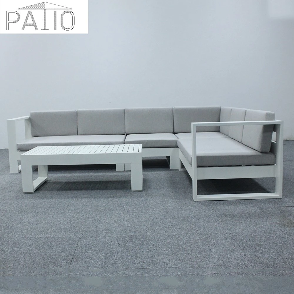 Hot Sale Premium Garden Furniture Set Aluminum Corner Sofa