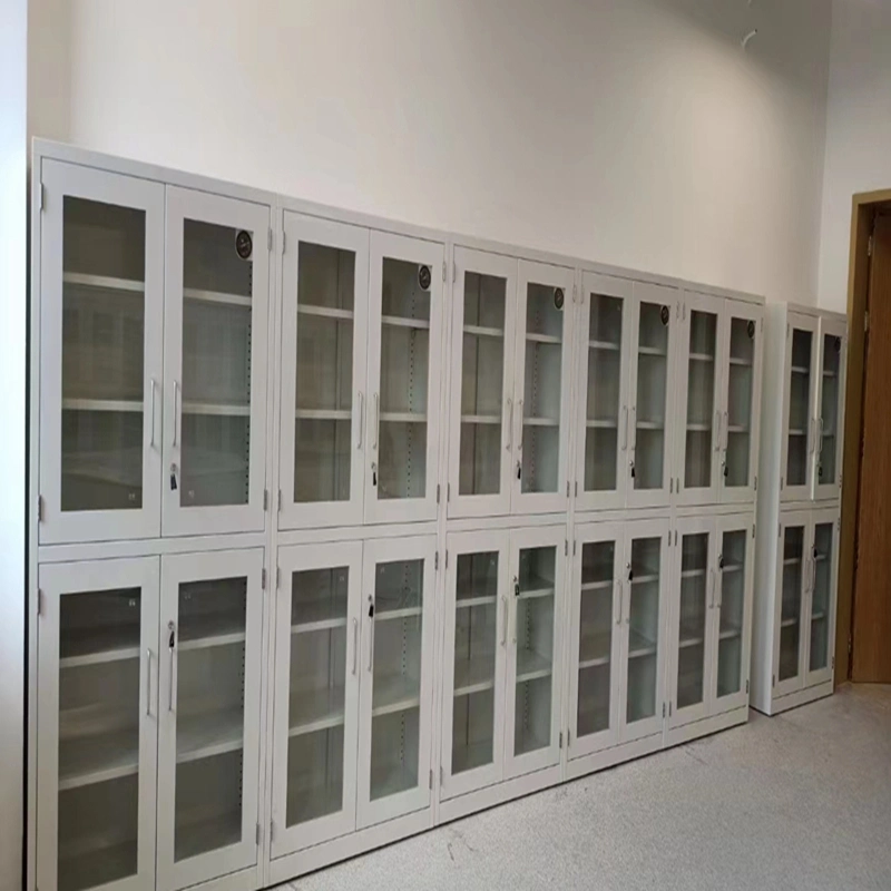 Hospital Medical Instrument Cabinets, Epoxy Coated Steel Medical Appliance Cupboard