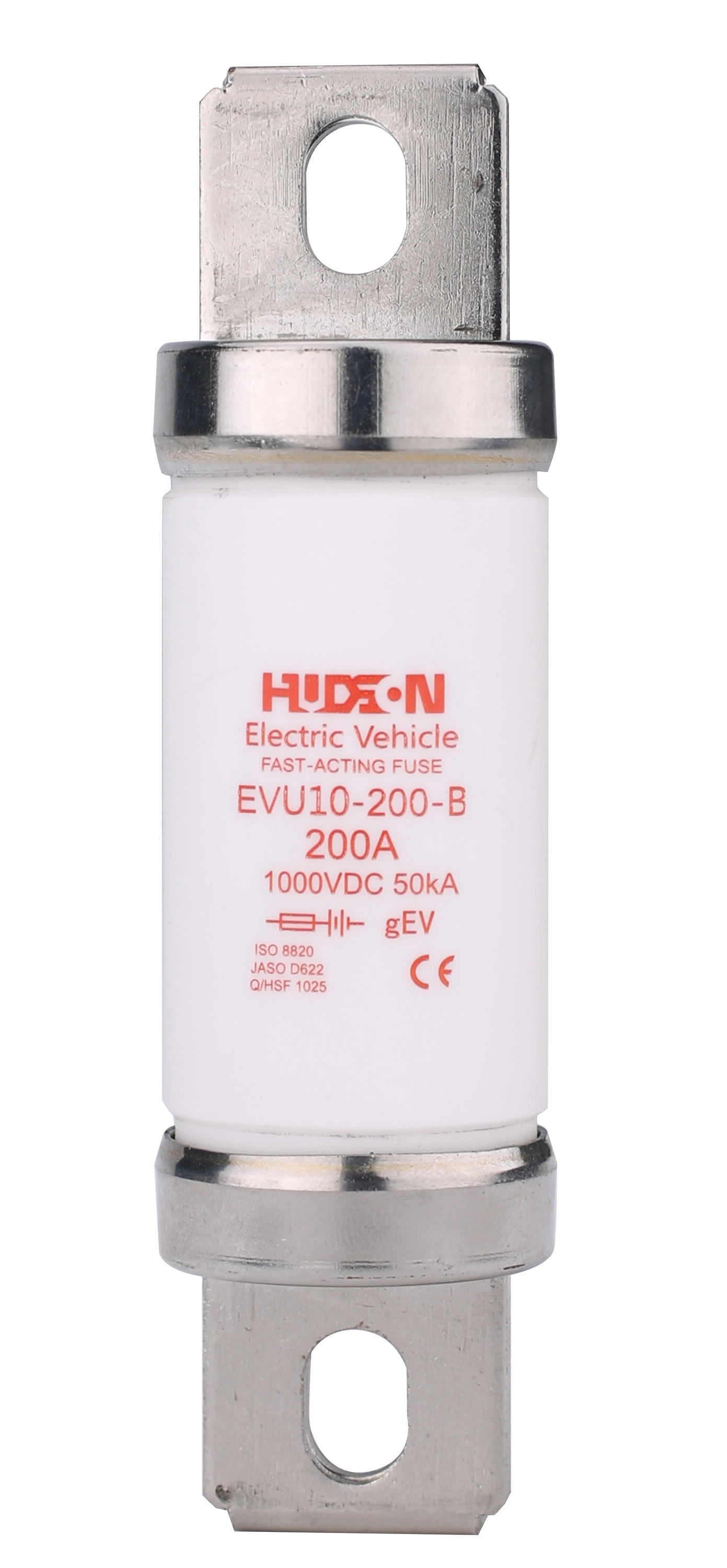 Fusible de CC de la batería del EV 500Vdc Alimentación de la serie de fusibles tubulares 80A 120A 700A 500A 600A 200A