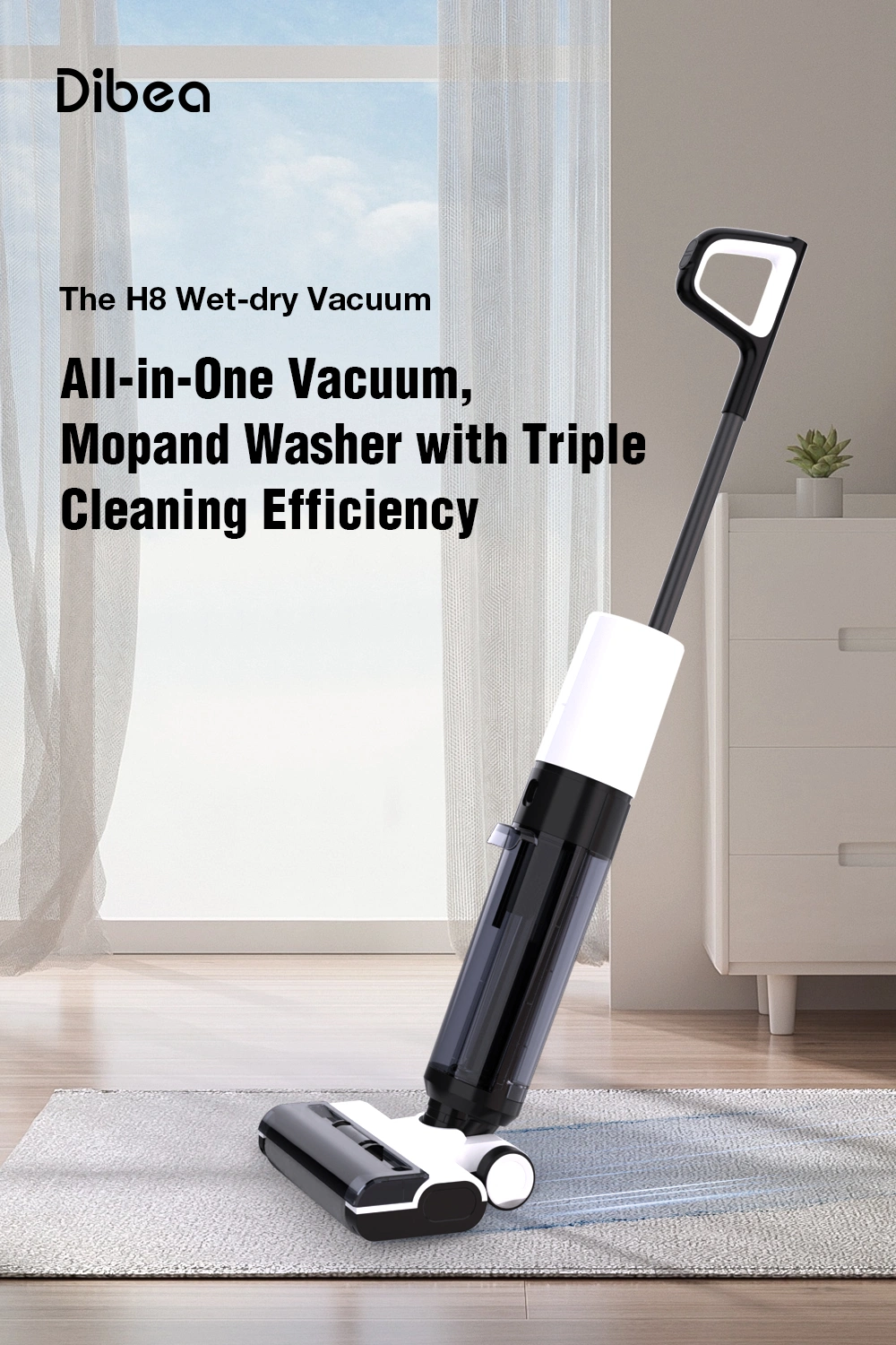 Cordless Hardwood Floors Cleaner, Lightweight Wet Dry Vacuum Cleaners