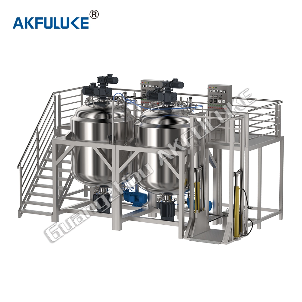 Akfuluke China Homogenizing Mixer Detergent Production Line Gel Mixing Tank