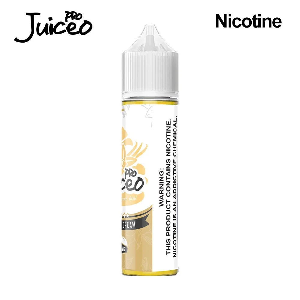 Juiceo PRO Vanilla Cream Nicotine Salt E-Liquid, 7: 3, 3mg, 60ml, Fruit Flavored E-Juice Wholesale/Supplier Supplier, Available for OEM&ODM